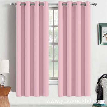 Pink Blackout Curtains 63 Inch Long